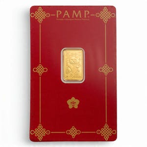 2,5g Goldbarren Glückskatze