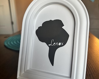 Cartoncino con silhouette di animali domestici