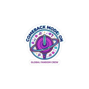 Comeback Mode On Kiss-Cut Sticker | K-pop comeback, stan purple era