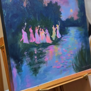 edge of renewal - art print from original acrylic painting