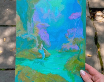 mermaid lagoon art print