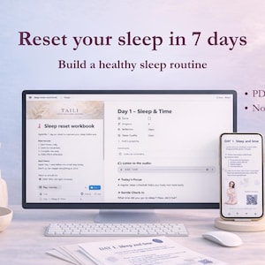 7 Tage Schlaf-Reset Workbook + Notion Vorlage