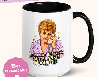 Taza de cerámica de Jessica Fletcher: “Puede que me equivoque, pero sinceramente lo dudo”.