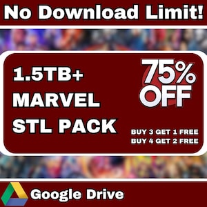 1.5TB+ MARVEL STL Pack | Google Drive Download