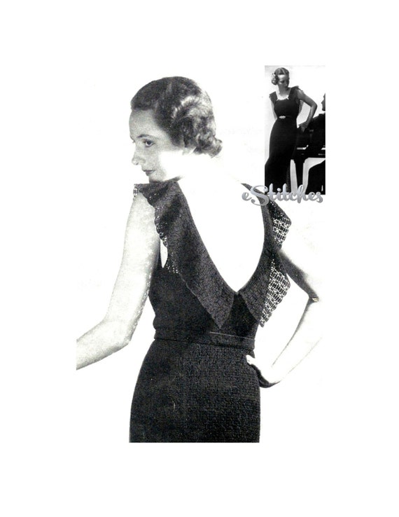 1930s backless dress 1930s Bias Cut Silk Halter Dress  Style & Salvage