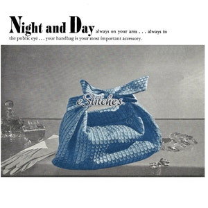Vintage Handtasche, Bügelgriff mit Reißverschluss - Schnittmuster PDF 1706