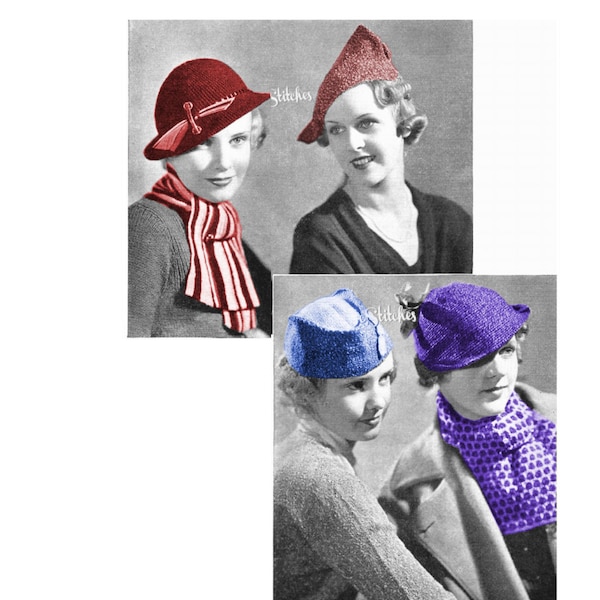 1930s Hat Patterns - Etsy