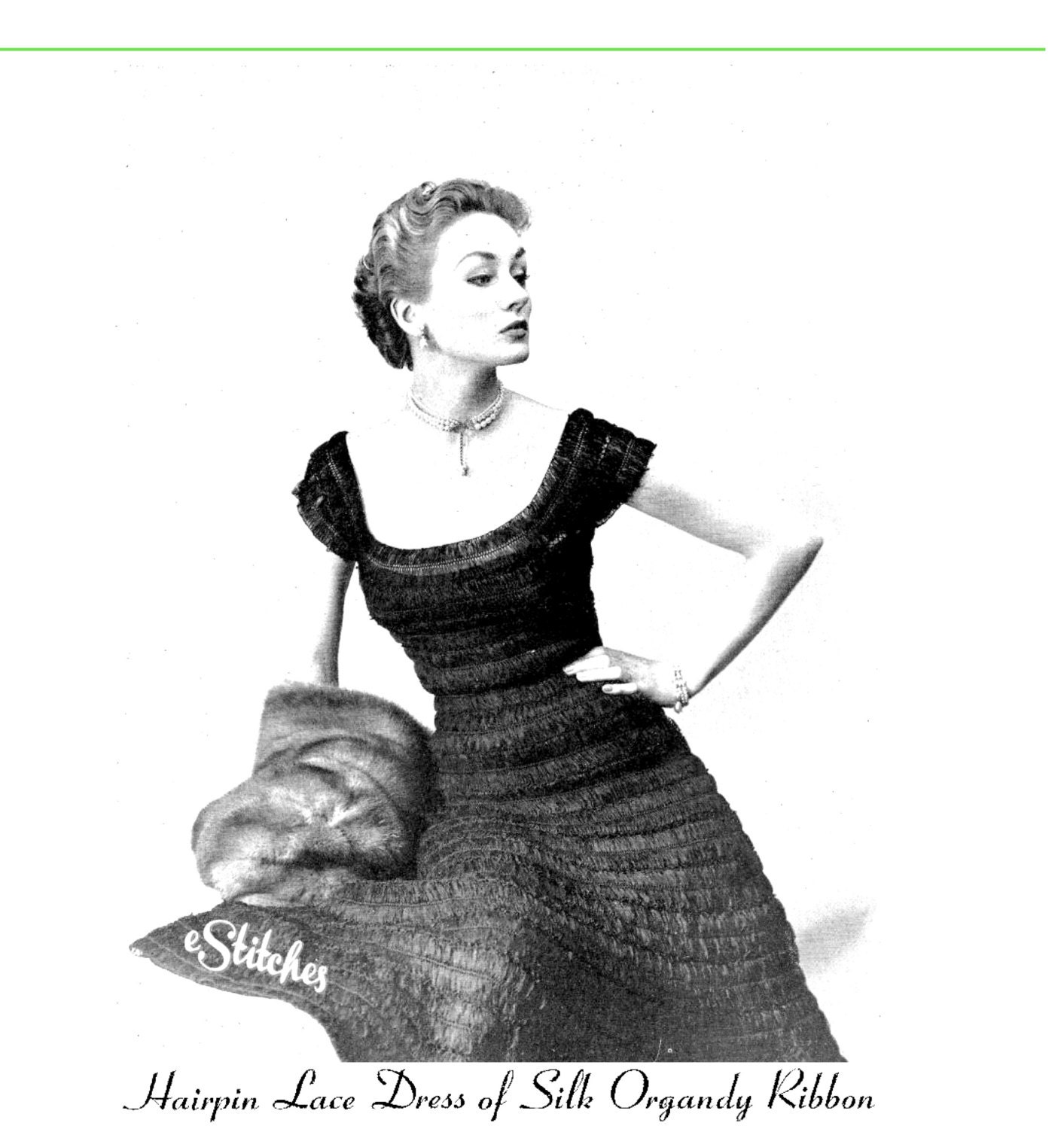 1950's Ribbon Dress - Etsy