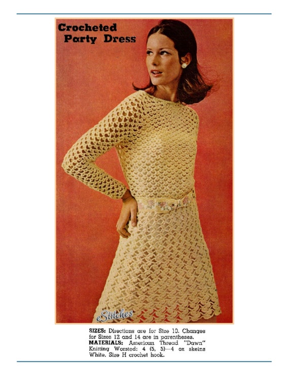Crochet designs from the 20th century
