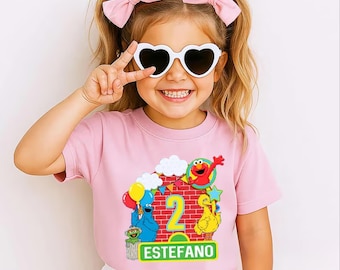 Personalized Birthday Kids Shirt, Family Custom Birthday Shirt, Custom Name and Age Kid birthday shirt, Matching Family Birthday Shirt