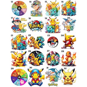 Pokémon PNG-clipartbundel, digitaal geprint, sublimatie Pokeball PNG, anime Pokeball PNG-clipartbundel, Pokémon-ontwerp PNG-bestanden