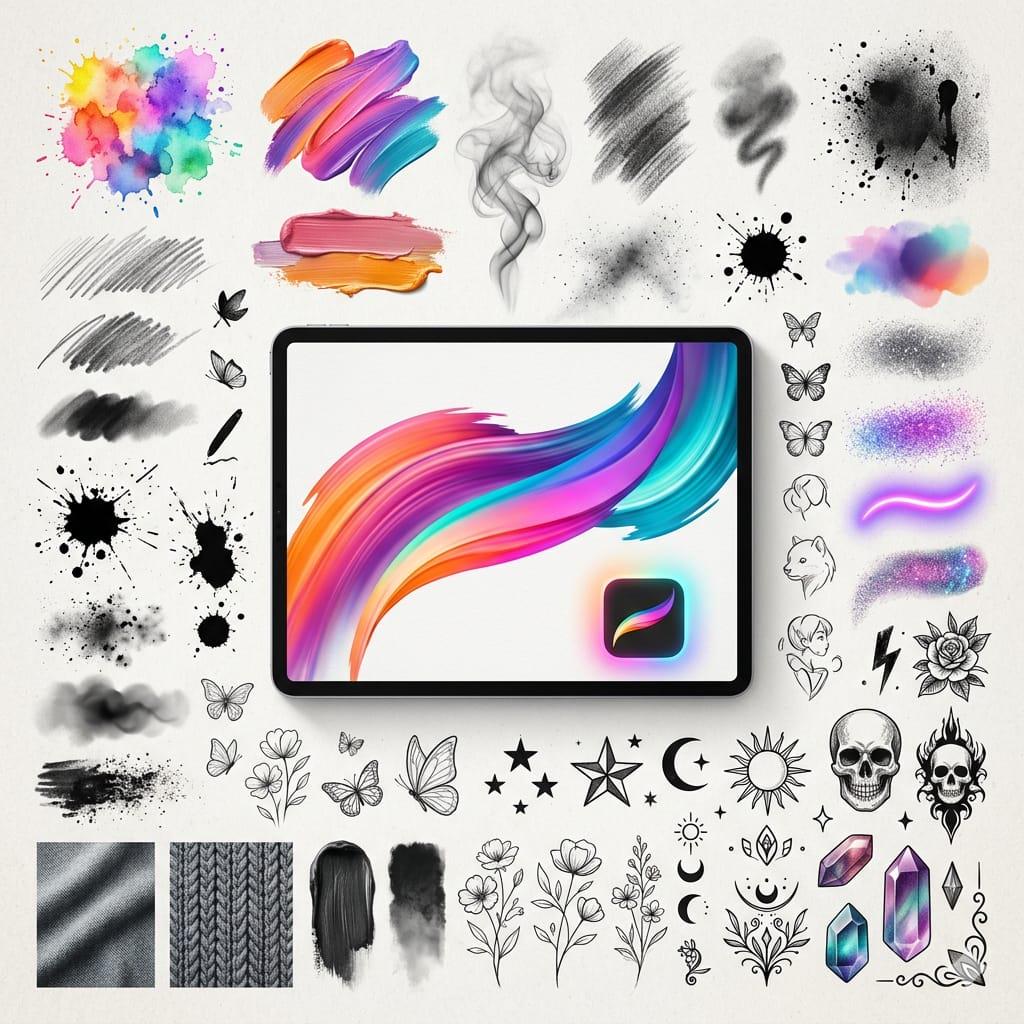 30000+ Procreate Brushes Bundle | Ultimate Brush Pack, Tattoo ...