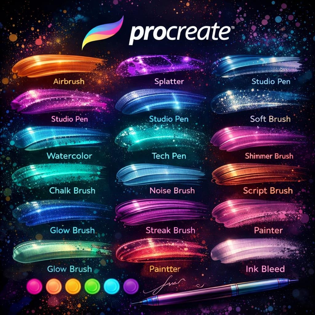 3500+ Procreate Brushes Mega Bundle | Drawing, Painting, Calligraphy ...