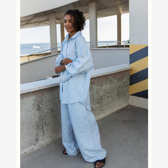 Linen Trouser Cord-Set | Sustainable | Organic | Luxury