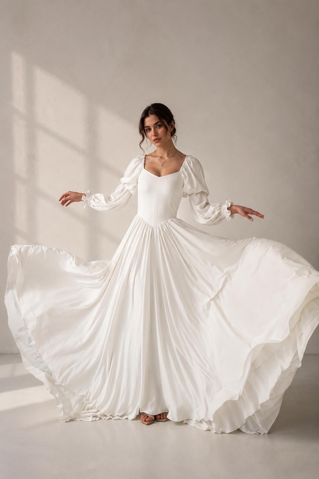 long sleeve grecian dress Long Sleeve Grecian Dress