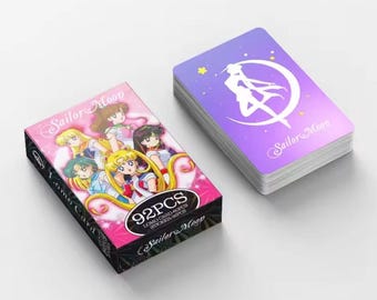 Sailor Moon Photo Cards, 92pcs, Usagi Tsukino Anime Series Album Lomo Cards Collection Gift