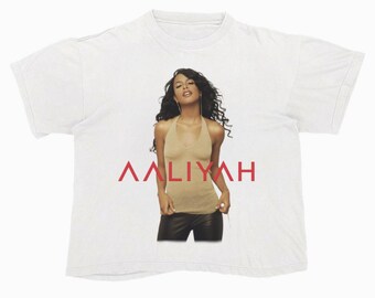 Aaliyah Graphic Tee Shirt, Streetwear Y2K Unisex Shirt, Graphic Oversized Shirts