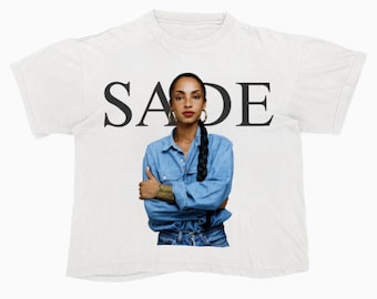 Sade Adu Graphic Tee Shirt, Streetwear Y2K Unisex Shirt, Graphic Oversized Shirts