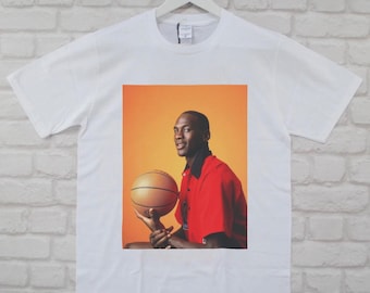 Michael Jordan Unisex T-Shirt, 90s Streetwear NBA Icon Chicago Bulls Legend Tee Shirts