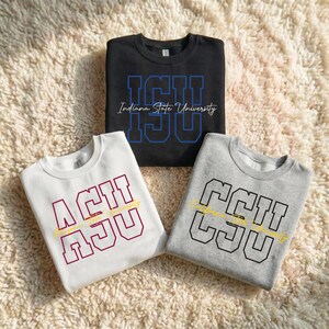 Personalisiertes Universitäts-Shirt, benutzerdefiniertes Studenten-Shirt, College-Pride-Shirt, personalisiertes College-Hemd, personalisiertes Universitäts-Hemd, Abschlussgeschenk