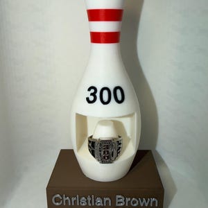 Custom Bowling Honor Score Ring Holder