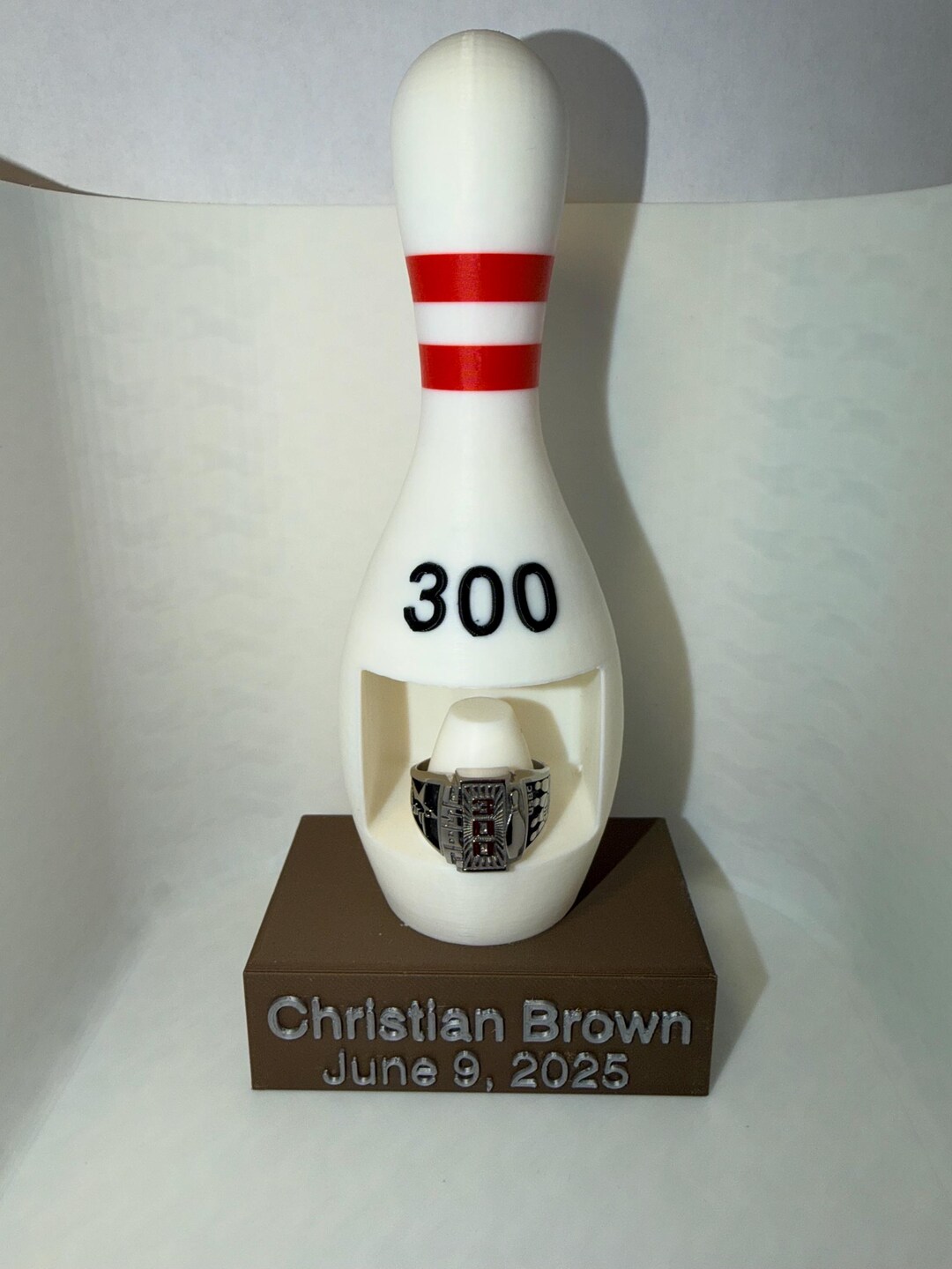 Custom Bowling Honor Score Ring Holder - Etsy