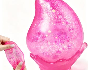 Pallina antistress morbida a forma di goccia d'acqua, giocattolo antistress a lenta risalita, giocattolo sensoriale da spremere per bambini e adulti, ideale come regalo o bomboniera.