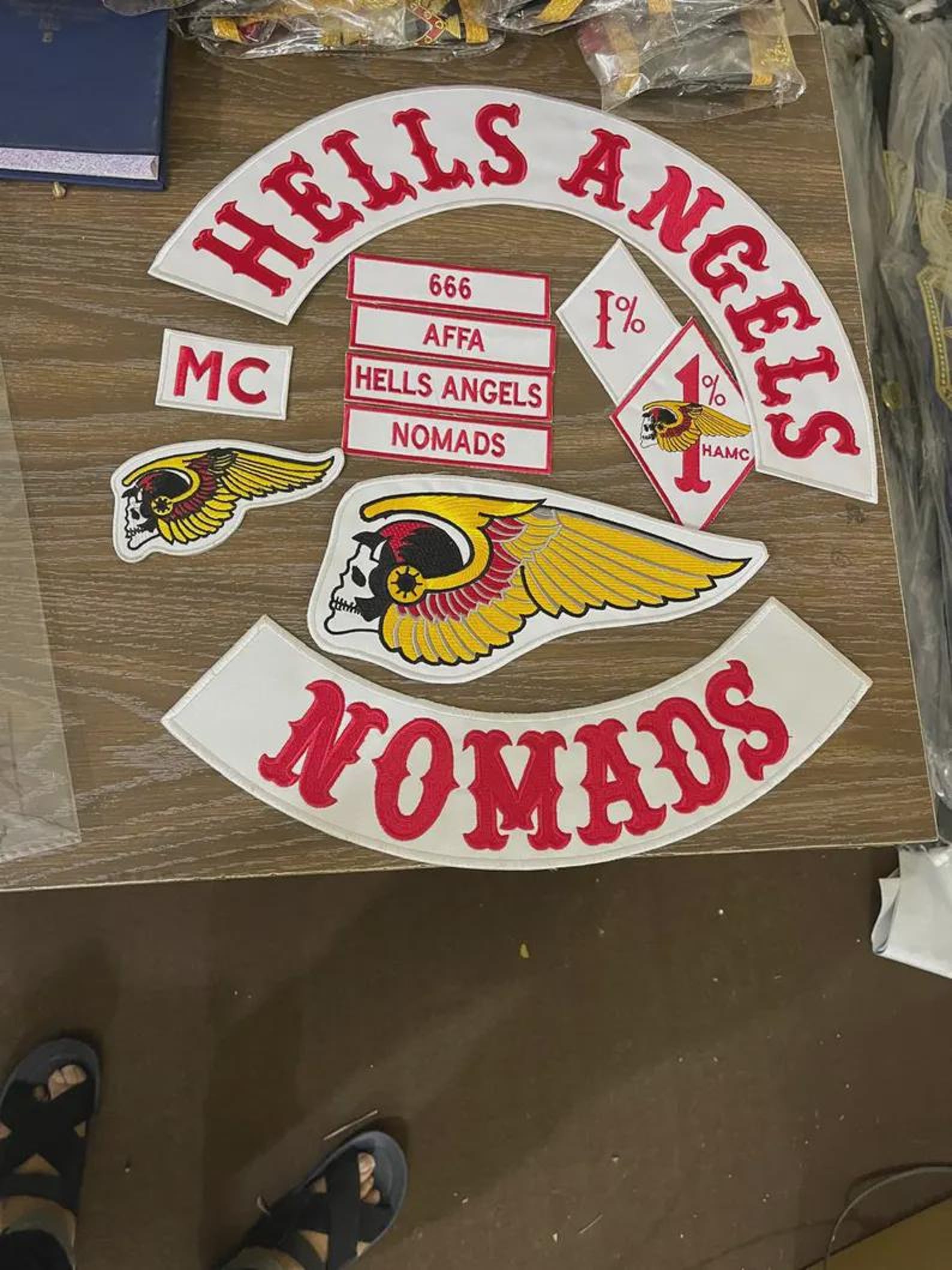Hells Angels Nomads MC Embroidered Back Patch Set Biker Vest Skull hells-angels-nomads-mc-embroidered-back-patch-set-biker-vest-skull