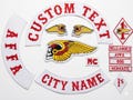 Hells Angels California Patch Set, Embroidered Biker MC Vest Jacket Patches product logo