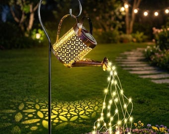 Transform Your Garden Into a Fairytale With This Magical Solar Waterfall Light!