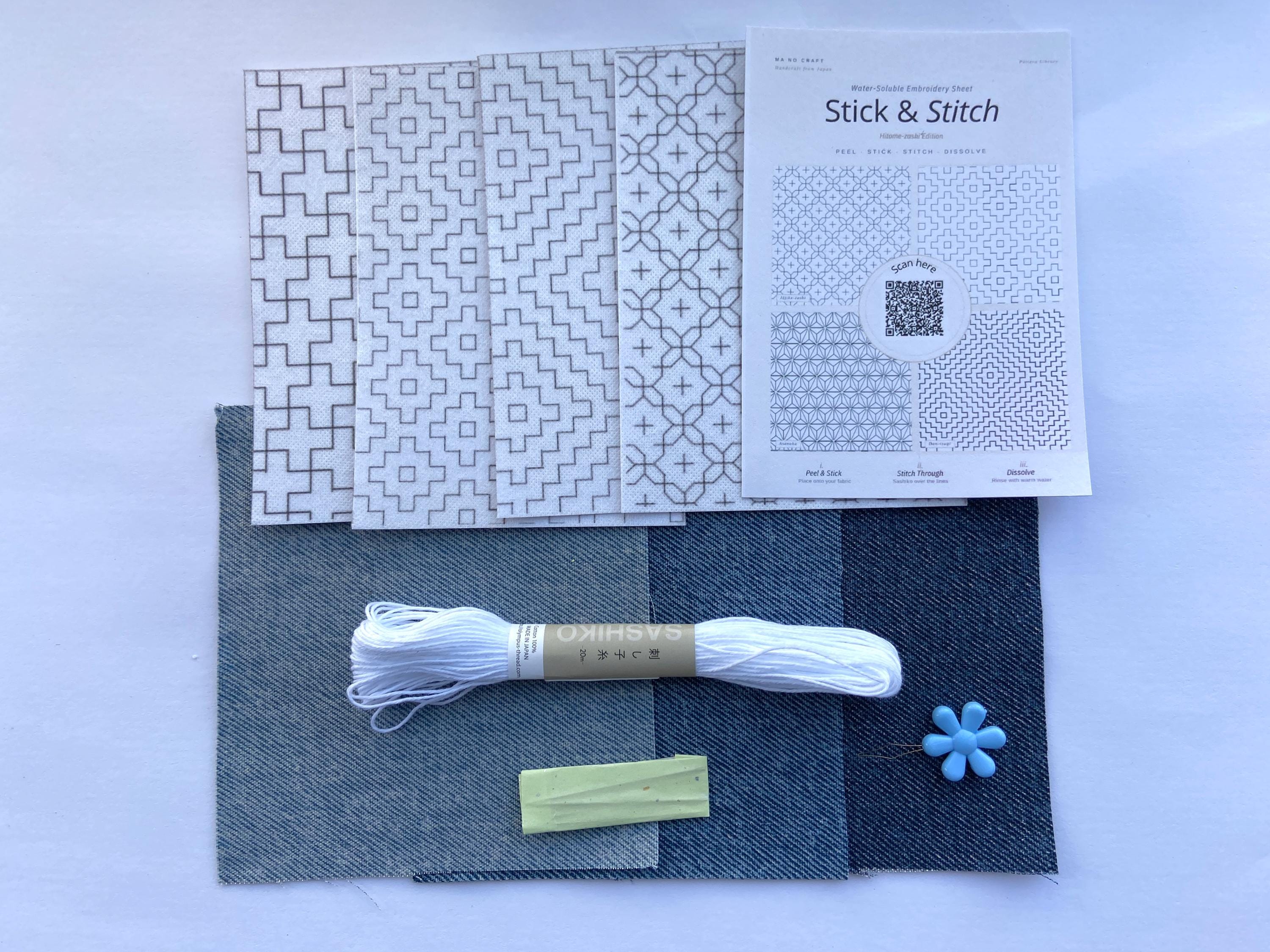 Hitomezashi Sashiko Starter Kit