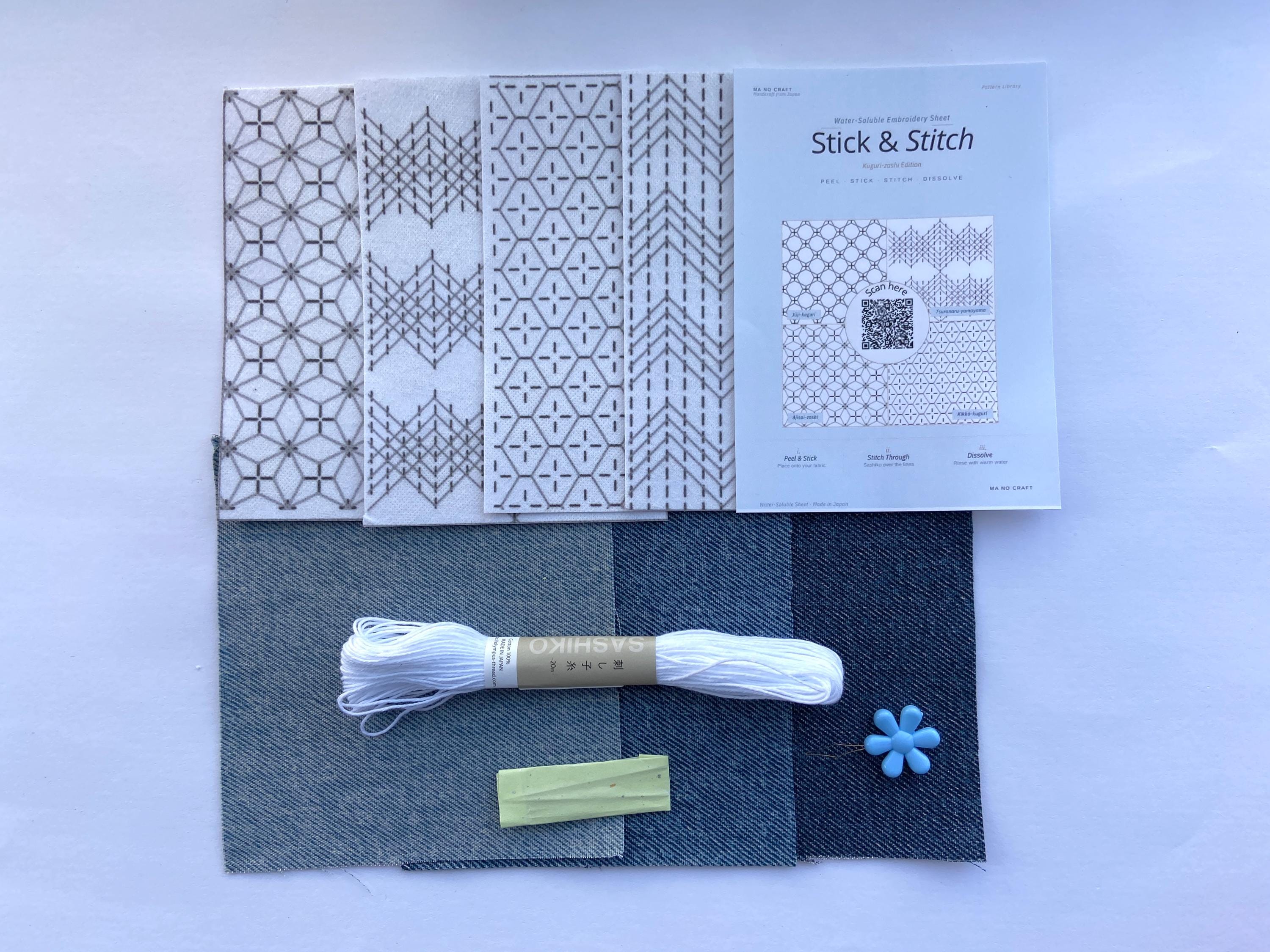 Kuguri-zashi Sashiko Starter Kit