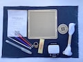 Sashiko Starter Kit for Beginners | Grid & Pattern Stencils, Daruma Thread, Needles, Indigo Fabric, Eco PLA Tools + Guide product logo