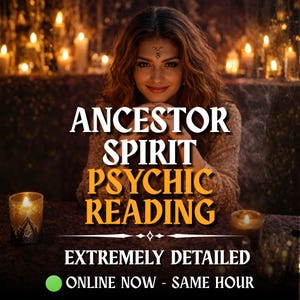 Leitura Psíquica Ancestral | Guias Espirituais e Mensagens de Entes Queridos