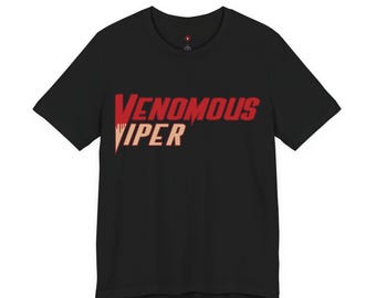Venomous Viper T-Shirt | Cinematic Streetwear Tee | Action Film Inspired Graphic Shirt | Unisex Cotton Tee