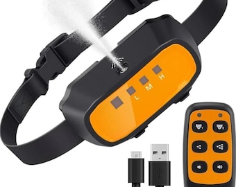 Automatic & Manual Dog E-Collar, Citronella Spray Collar - No Shock, Rechargeable