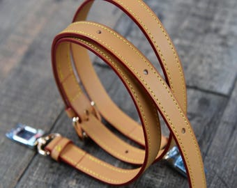 Bracelet de rechange en cuir de vachette pour bracelet Vuitton, sacs à main et sac à main Rallonges d'épaule en cuir pour accessoires multi-poches