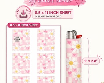 Anpassad mall för tändaromslag | Redigerbar i Canva | Utskrivbara tändarklistermärken | Gör-det-själv-fotoomslagsdesign