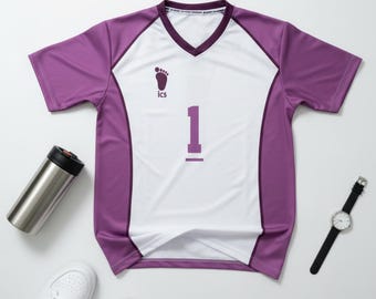 Koszulka Haikyuu Shiratorizawa z imieniem i numerem – koszulka do siatkówki anime, koszulka cosplay unisex, prezent dla Otaku