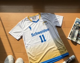 Koszulka siatkarska Haikyuu Schweiden Adlers – koszulka cosplayowa z anime, unisex, dryfit