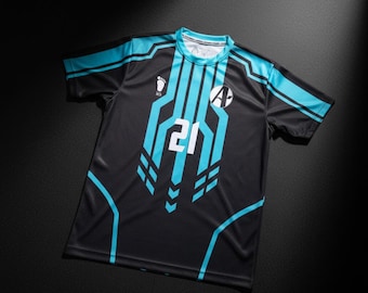 Koszulka Haikyuu ALLSTAR z niestandardowym imieniem i numerem – koszulka do siatkówki anime, koszulka cosplay unisex, prezent dla Otaku