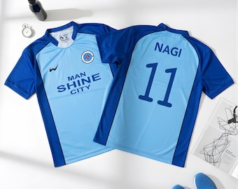Koszulka Bluelock Manshine City z imieniem i numerem – Cosplay Unisex