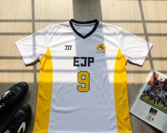 Personalizowana koszulka siatkarska Haikyuu EJP Raijin – Anime Dryfit Shirt, Unisex Cosplay