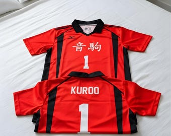 Koszulka siatkarska Haikyuu Nekoma – niestandardowa nazwa i numer, koszulka z anime cosplay