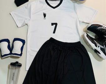 Koszulka Haikyuu Inarizaki z imieniem i numerem – koszulka do siatkówki anime, koszulka cosplay unisex, prezent dla Otaku
