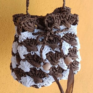 Crochet Raffia Mini Bag Pattern | X-Stitch Pouch Tutorial (PDF)