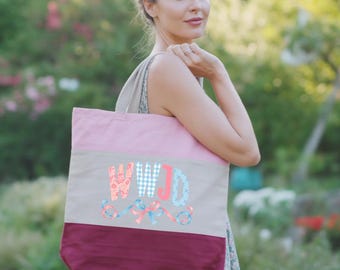 Wwjd Tote Bag, Christian Pastel Coquette Bag