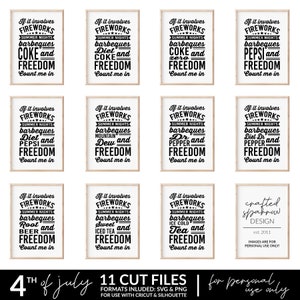 4. Juli Bundle SVG Cut Files |  DIGITALER DOWNLOAD