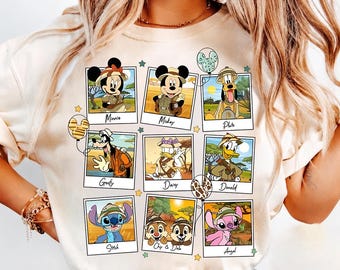 Vintage Disney Animal Kingdom Shirt Mickey, Mouse Friends Balloon shirt,Disney World Theme Park Tee Shirt