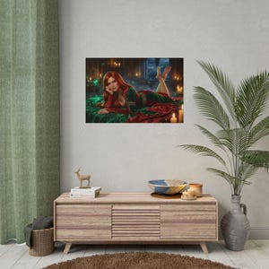 Triss Merigold Poster, The Witcher Wall Art, Fantasy Poster, Gamer Gift image 5